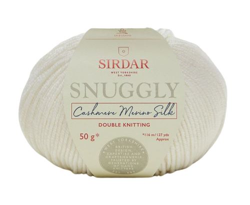 Sirdar 8 Ply Snuggly Cashmere, Merino and Silk.