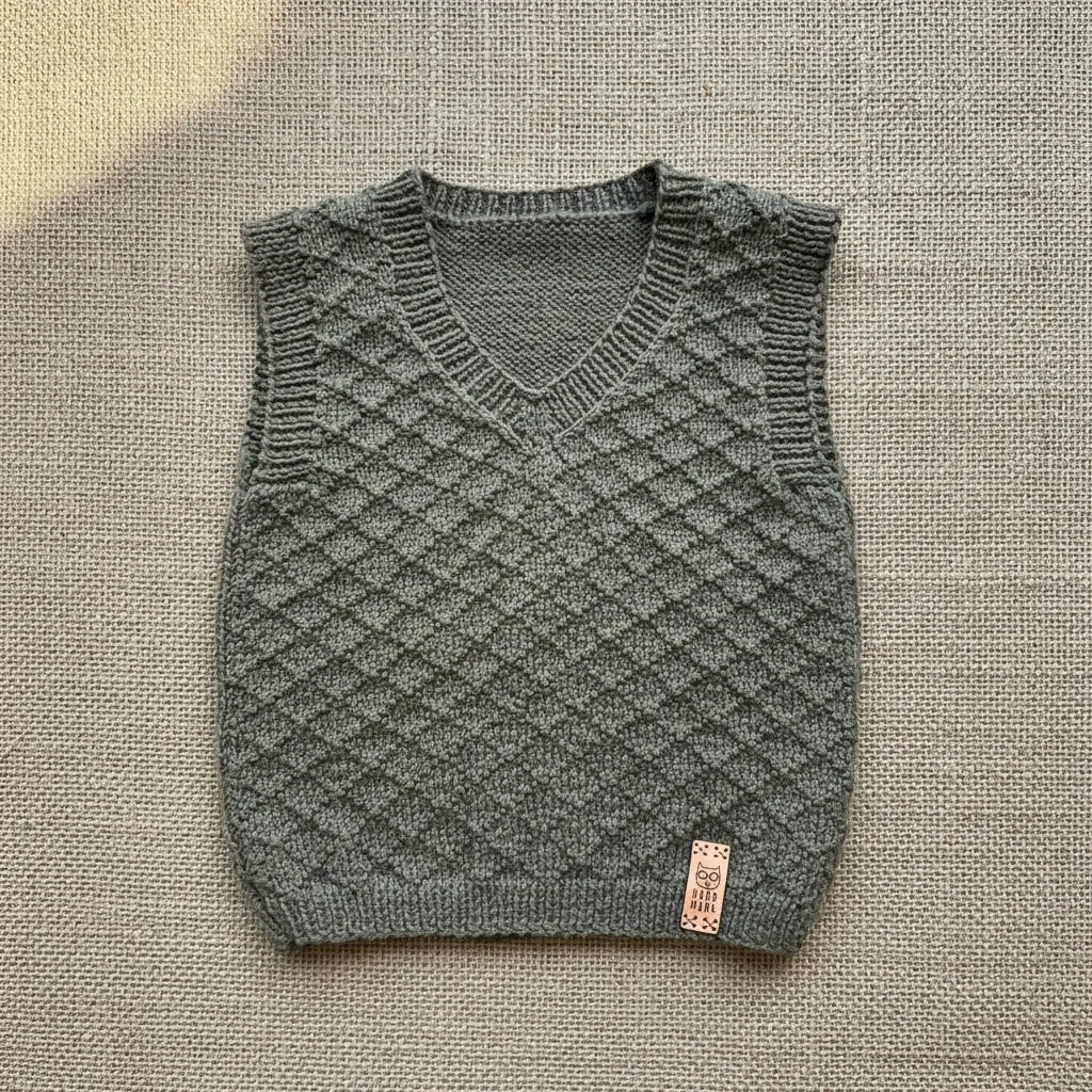 Touch Yarns Pattern 150 Little Diamond Vest.
