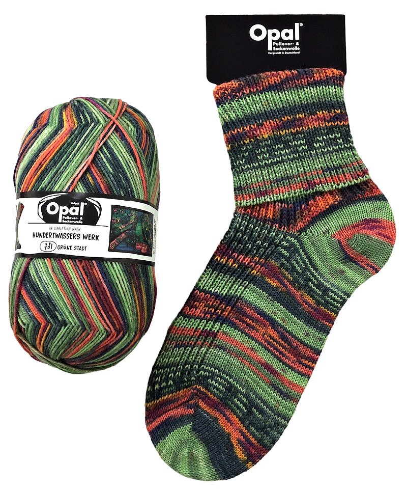 Opal Sock Yarn 'Hundertwasser Edition 4' 4 Ply.