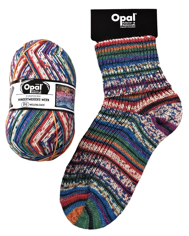 Opal Sock Yarn 'Hundertwasser Edition 4' 4 Ply.