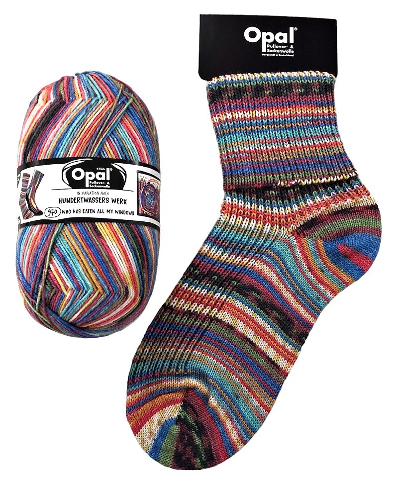 Opal Sock Yarn 'Hundertwasser Edition 4' 4 Ply.
