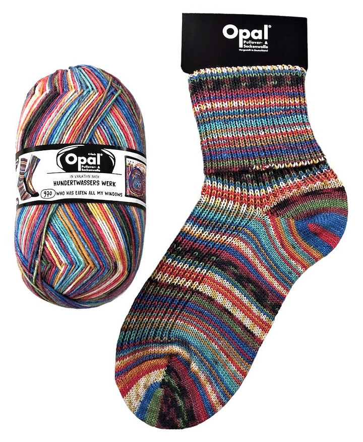 Opal Sock Yarn 'Hundertwasser Edition 4' 4 Ply.