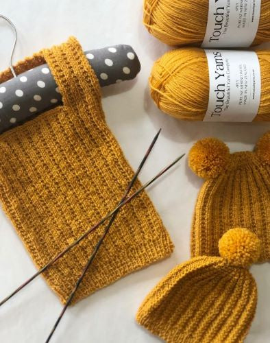 Touch Yarns Pattern Baby Vest and Hat.