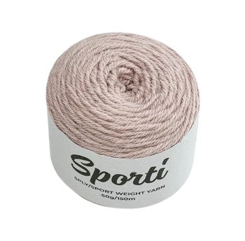 Alpaca Yarns Sporti Alpaca and Merino 5 Ply.