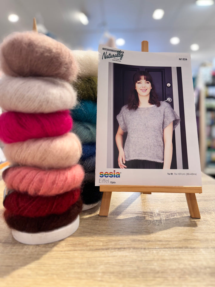 The fluffy and ultra-light tee with Sesia Eiffel