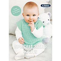 Patons Book 8026 Sprout Sized Knits.
