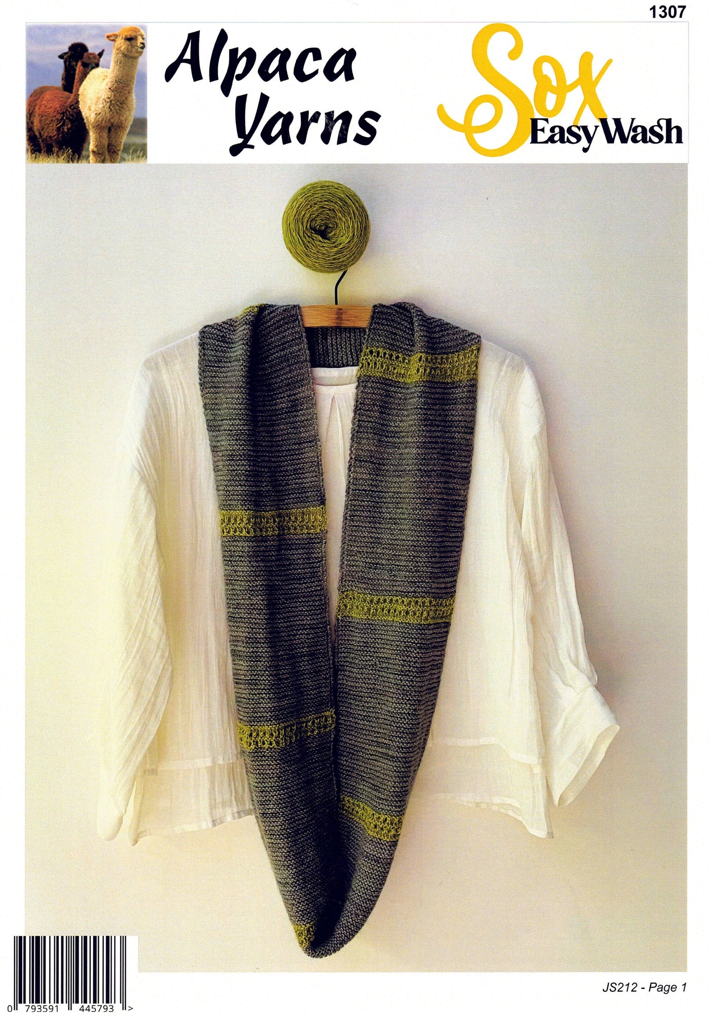 Alpaca Yarns Pattern 1307.