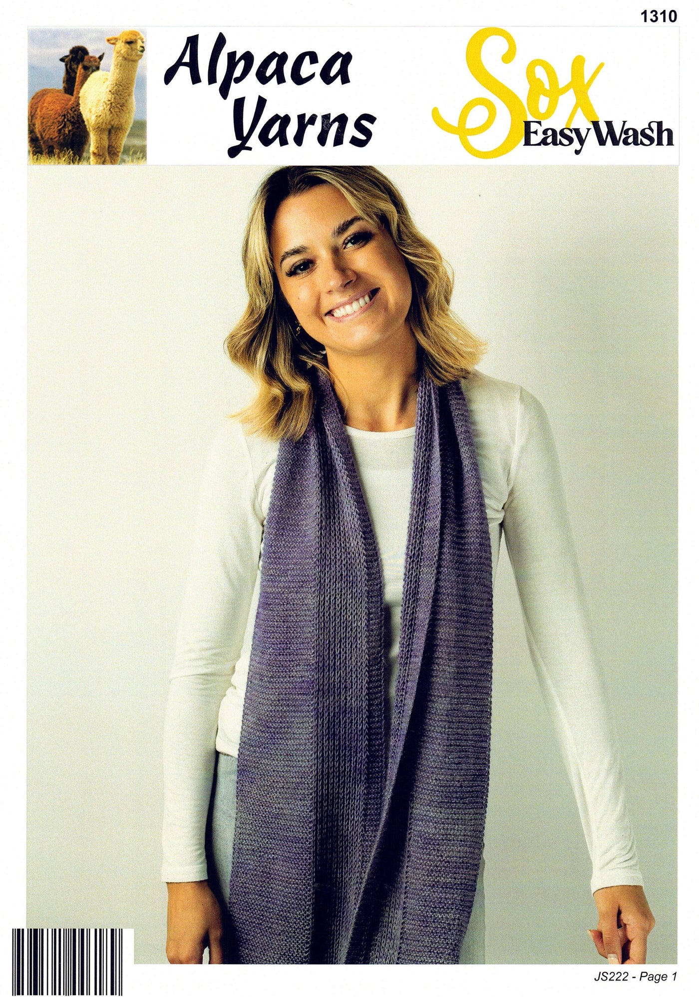 Alpaca Yarns Pattern 1310.