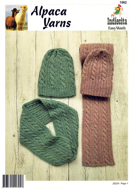 Alpaca Yarns Pattern 1562.