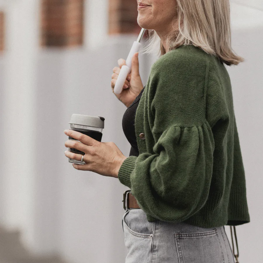 Gather Sleeve Cardi