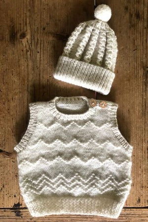 Baby Cakes Bc114 Peyton Vest and Hat (8ply Baby)