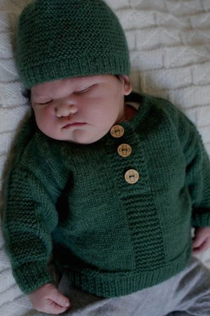 Baby Cakes Bc129 Casey Cardi and Hat (4ply Baby)