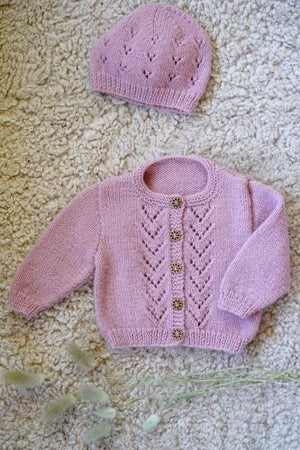 Baby Cakes Bc138 Isla Cardigan and Hat (4ply Baby)