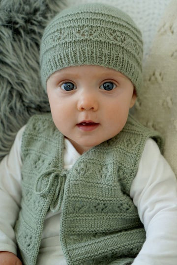 Baby Cakes Bc89 Faith Vest and Hat.