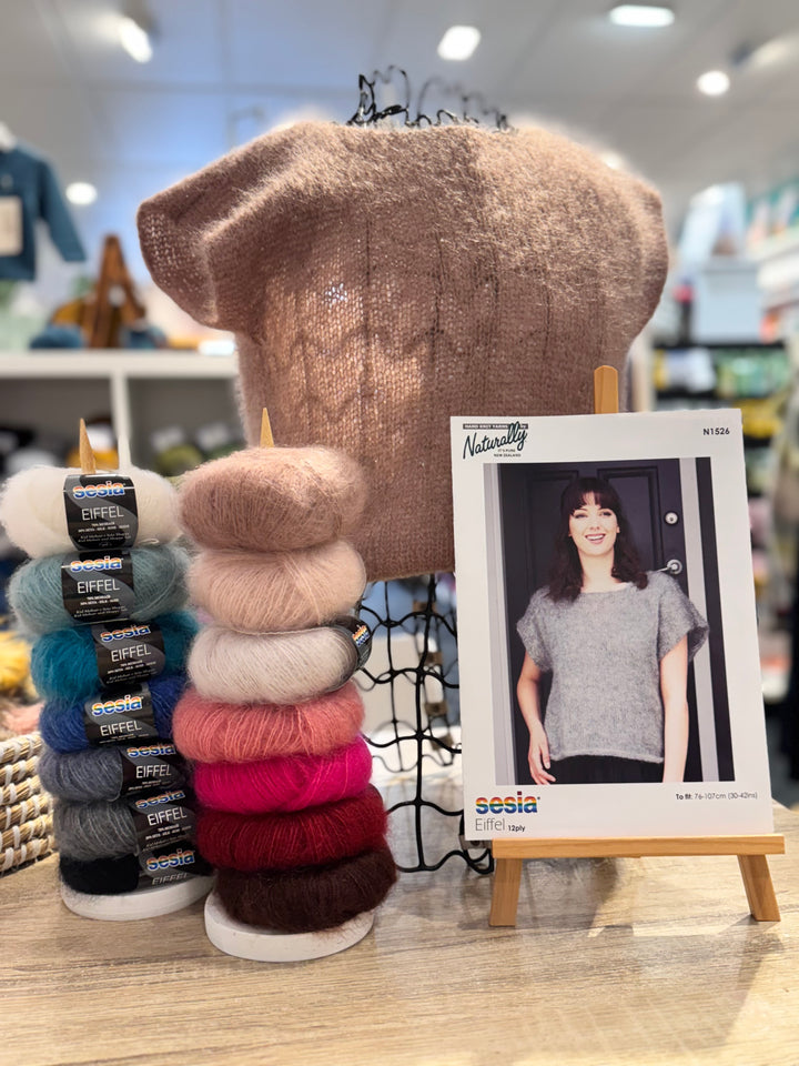 The fluffy and ultra-light tee with Sesia Eiffel