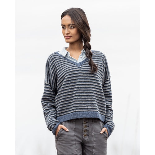Blue Sky Fibers Pattern Harrisburg Pullover.