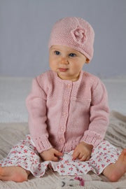 Baby Cakes Bc39 Abigail Cardi and Hat (4ply Baby)