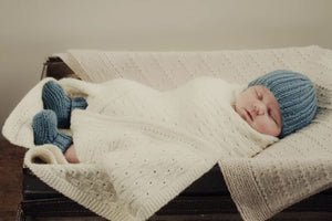 Baby Cakes Bc51 Tobias Beanie and Shoes (8ply Baby)