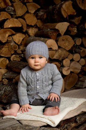 Baby Cakes Bc55 Jasper Jacket and Rib Beanie (4ply Baby)