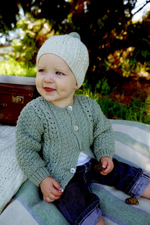 Baby Cakes Bc71 Addison Cardi and Hat (8ply Baby)