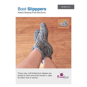 Broadway Pattern DFBK-010 Boot Slippers.