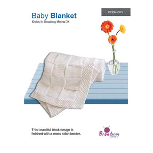 Broadway Pattern DFBK-003 Baby Blanket.