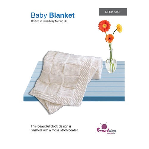 Broadway Pattern DFBK-003 Baby Blanket.
