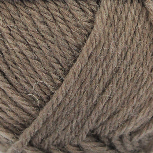 Close-up of brown Broadway Purely Wool DK 8 Ply yarn