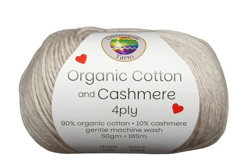 Countrywide Organic Cotton and Cashmere 4 Ply