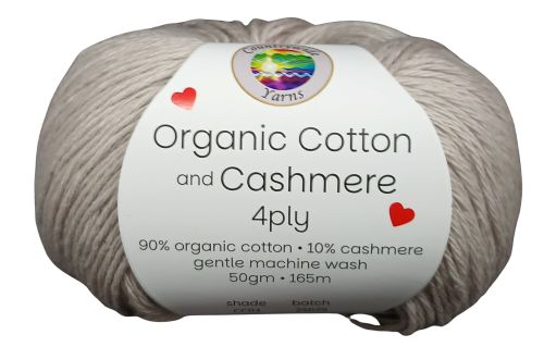 Countrywide Organic Cotton and Cashmere 4 Ply