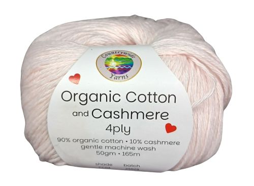 Countrywide Organic Cotton and Cashmere 4 Ply