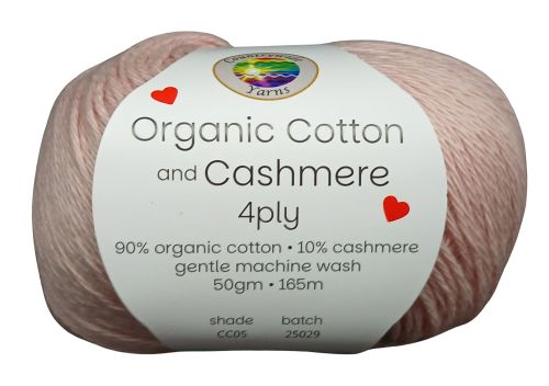 Countrywide Organic Cotton and Cashmere 4 Ply