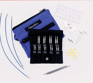 ChiaoGoo TWIST Shorties Small [S] Interchangeable Set (Blue).