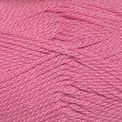 A close up of pink Crucci Luxury Merino Crepe 8 Ply yarn
