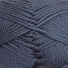 A close up of grey Crucci Luxury Merino Crepe 8 Ply yarn in shade graphite