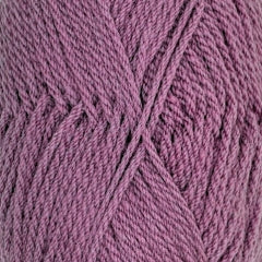 A close up of Crucci Luxury Merino Crepe 8 Ply yarn in shade plum