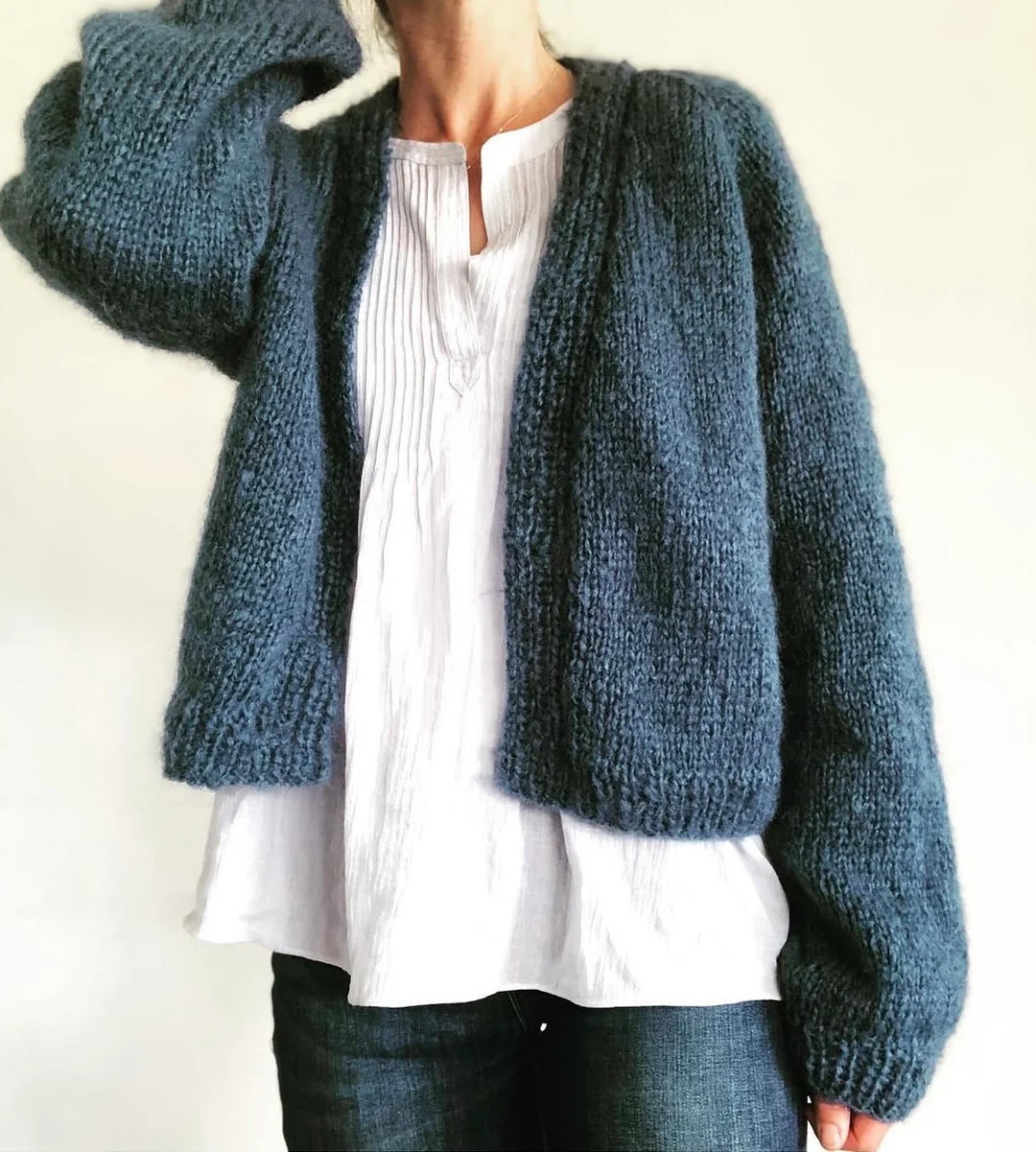 Touch Yarns Pattern 108 Hollyford Cardigan.