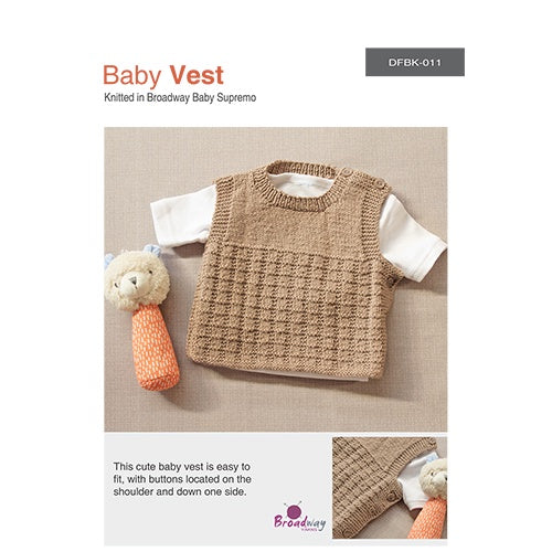 Broadway Pattern DFBK-011 Baby Vest.