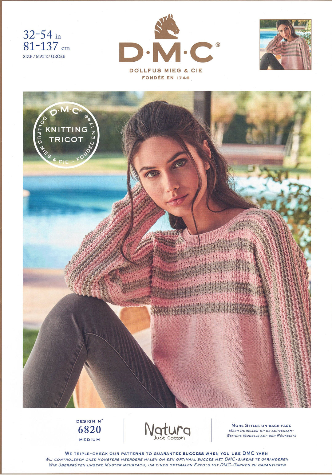 DMC Pattern 6820. – The Wool Shop Rangiora