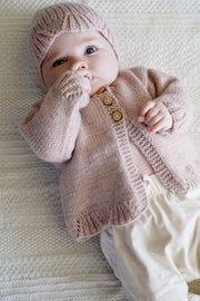 Baby Cakes Bc111 Poppy Cardi and Hat (8ply Baby)