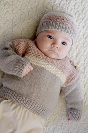 Baby Cakes Bc112 Aspen Sweater and Hat (8ply Baby)