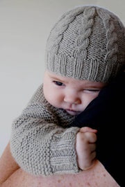 Ashley Sweater and Hat in Cleckheaton Naturals Kit