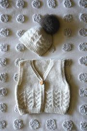 Piper Vest and Hat in Broadway Purely Wool Kit