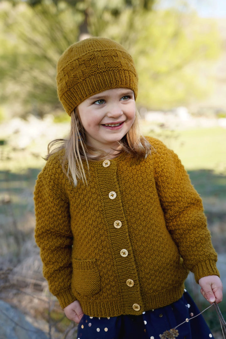 Little Cupcakes LF36 Rowan Cardi and Hat - (8ply Child)