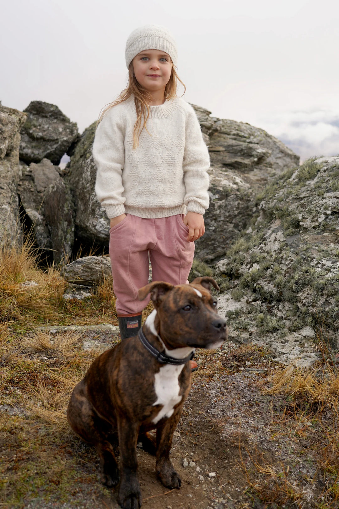 Little Cupcakes LF43 Alaska Sweater and Hat - (8ply Child)