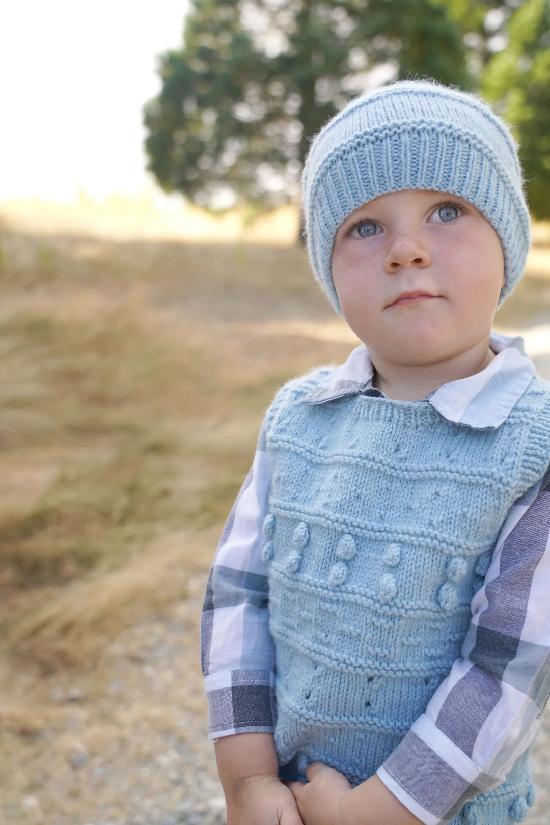 Little Cupcakes LF42 Harley Vest and Hat - (8ply Child)