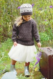 Little Cupcakes LF37 Avery Sweater and Hat - (8ply Child)