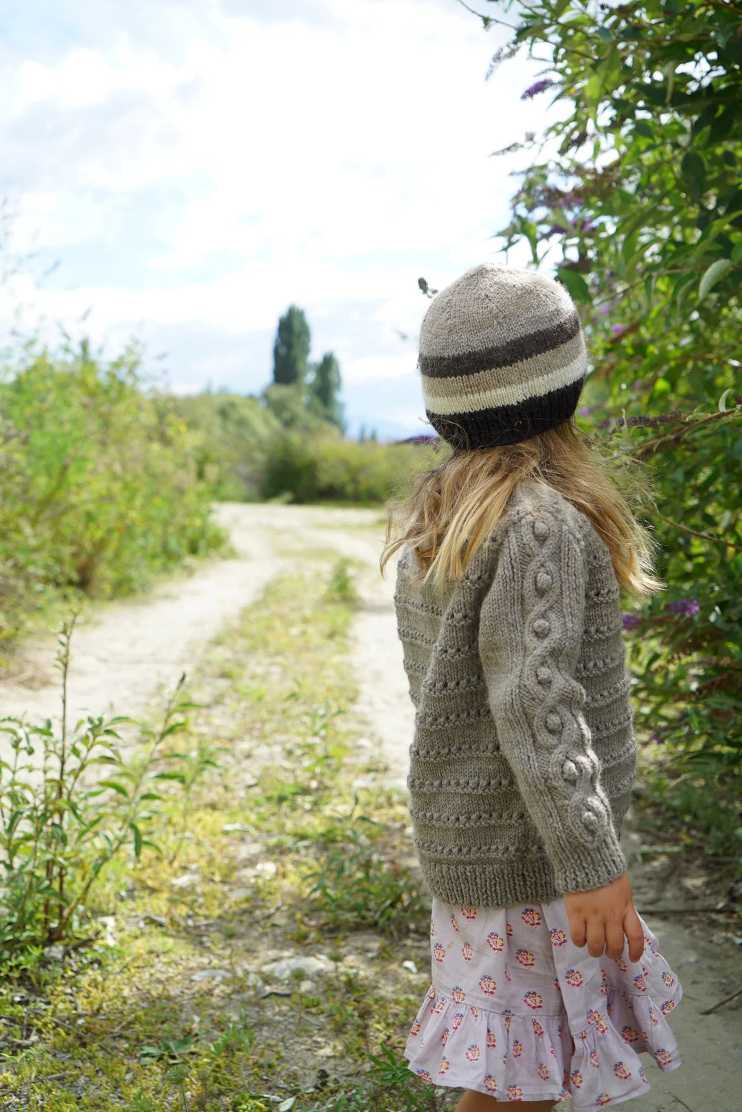 Little Cupcakes LF38 McKenna Cardi and Hat - (8ply Child)