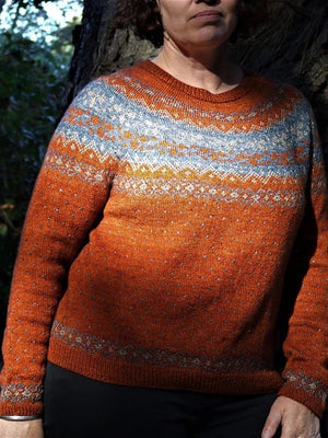 Amikihia Knits Pattern Evening Shadows.
