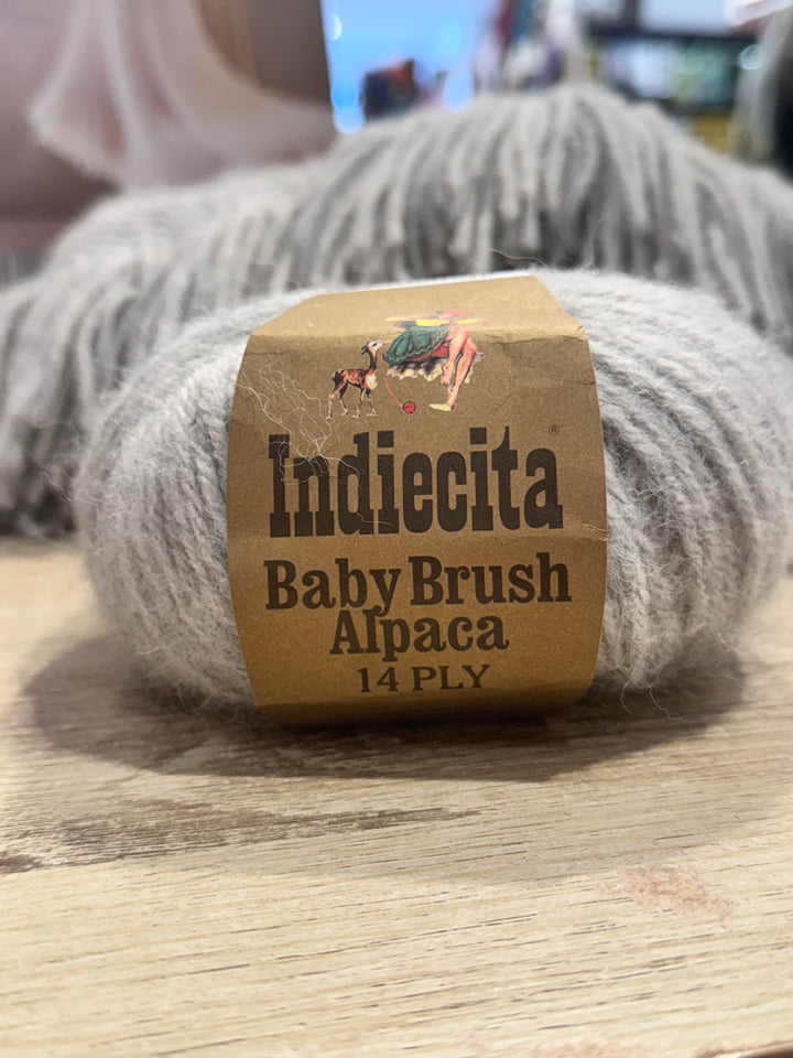 Alpaca Yarns Indiecita Baby Brush Alpaca 14 Ply.